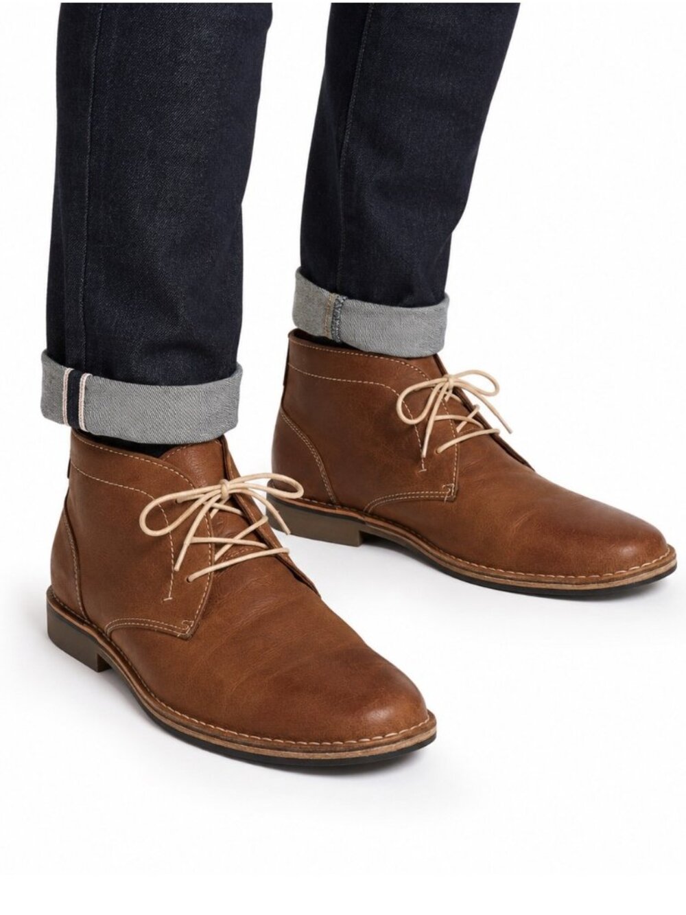 Steve Madden Boots Mens 11.5 Tan Chukka Hestonn Hipster Indie Heritage Academia
